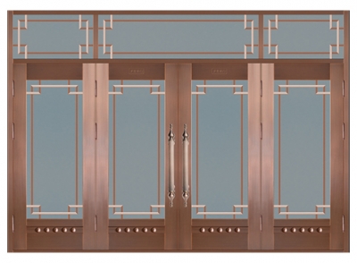 赤峰仿銅門定制
